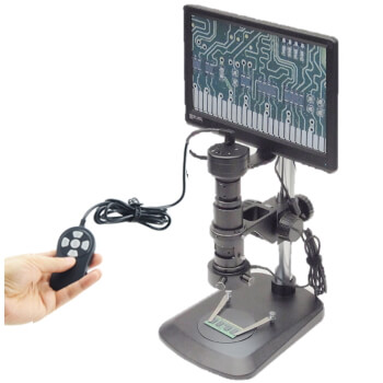 実体顕微鏡/生物顕微鏡HD-210M（HDMIモニターつきデジタルマイクロスコープ）