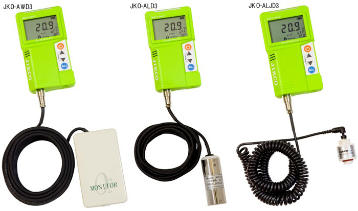 JIKCO ジコー酸素モニター JKO-A Ver.3（自動大気補正機能付き）が 