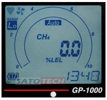 ポータブル可燃性ガスモニター GP-1000（理研計器）