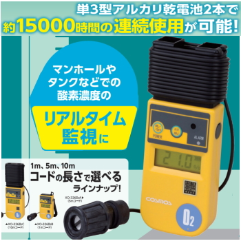 新コスモス電機 デジタル酸素濃度計XO-326ⅡsAがおすすめ｜株式会社