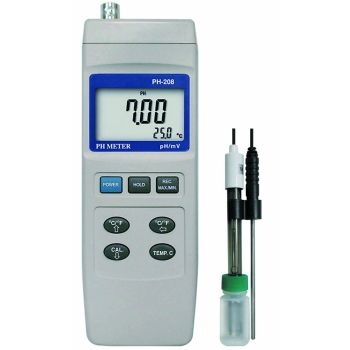 pH計/温度メーターPH-208