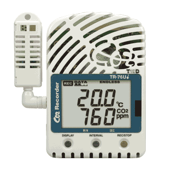 TR-76Ui CO2・温度・湿度データロガー