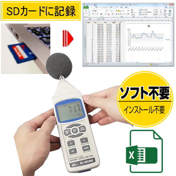 データロガー騒音計SL-4023SD サトテックの格安販売｜株式会社佐藤商事