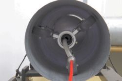 大口径管向け管内検査カメラ用「高さ可変式キャスター」パイプワゴンJSP-00