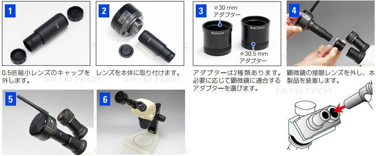 USB/Wi-Fi顕微鏡デジタルカメラシステムDS-2500WFの使用方法