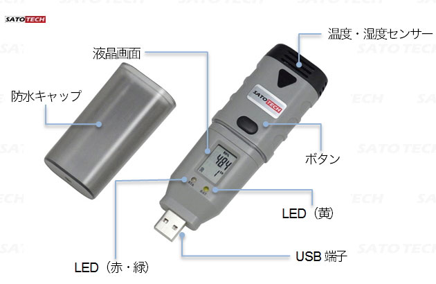 USB温湿度データロガーMJ-UDL-20サトテックの格安販売｜株式会社佐藤商事