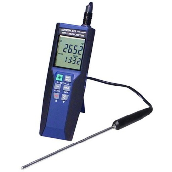 高精度測温抵抗体温度計CENTER376（データロガー）