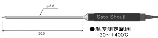 突き刺し用温度センサー（K熱電対） TL-32K