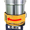C-Mix 高粘度液体用攪拌機 電動ペール缶ミキサー