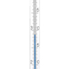 ネオブルー標準温度計(棒状/水銀フリー/0～100℃) NB-100-02-H白金測温抵抗体