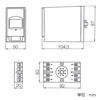 Pt100温度変換器 TR-TMP1A4