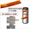 フィルム型表面温度センサ TJK-SF300P ポリイミド樹脂 （K熱電対）