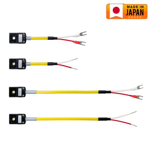 J熱電対用変換ケーブル (ミニプラグメス－Y端子/ムキだし)