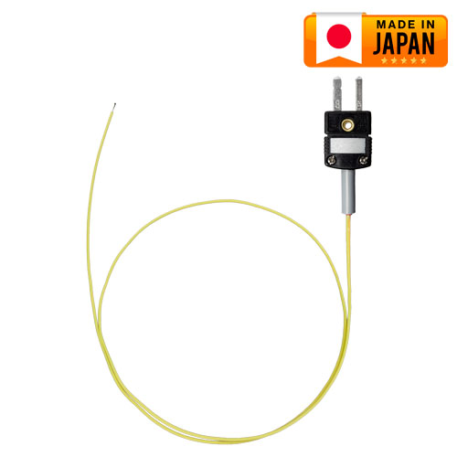 ローコスト先端溶接J熱電対 フッ素樹脂被覆 STJ-CN32Fシリーズ 素線径0.32mm [Jセンサ]