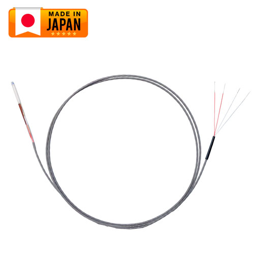 【-196℃極低温測定】フッ素樹脂先端モールド4線式測温抵抗体 (防水/耐薬品)