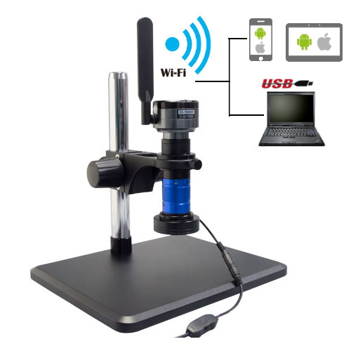 WiFiデジタル実体顕微鏡 HT-3500WF（USB/Wi-Fi）