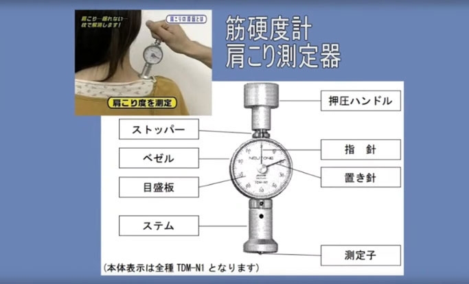 筋硬度計NEUTONE TDM-N1(アラーム付) - 健康/医学