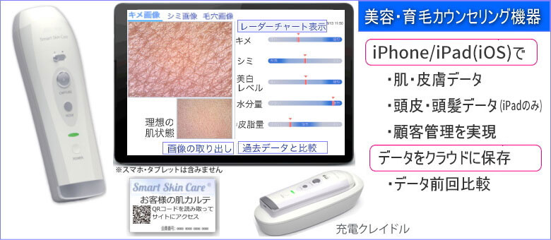 スマートスキンケア Smart Skin Care肌診断機、肌測定器、カウンセリング機器 の正規代理店｜株式会社佐藤商事